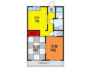 サンハイツＦの物件間取画像